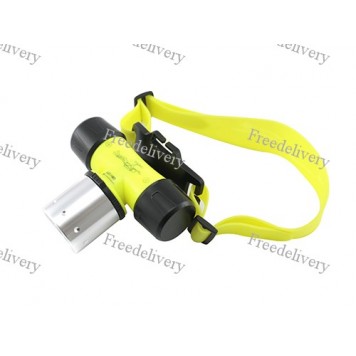 Подводный налобный фонарь, дайвинг, охота, CREE T6